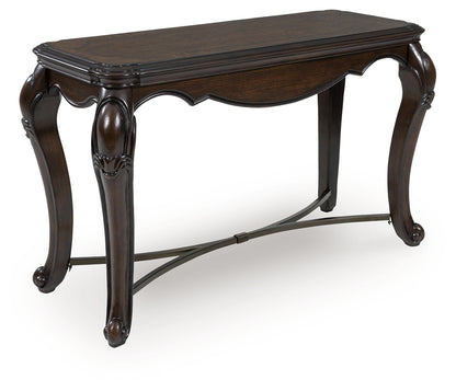 Maylee Dark Brown Sofa Table - T617-4
