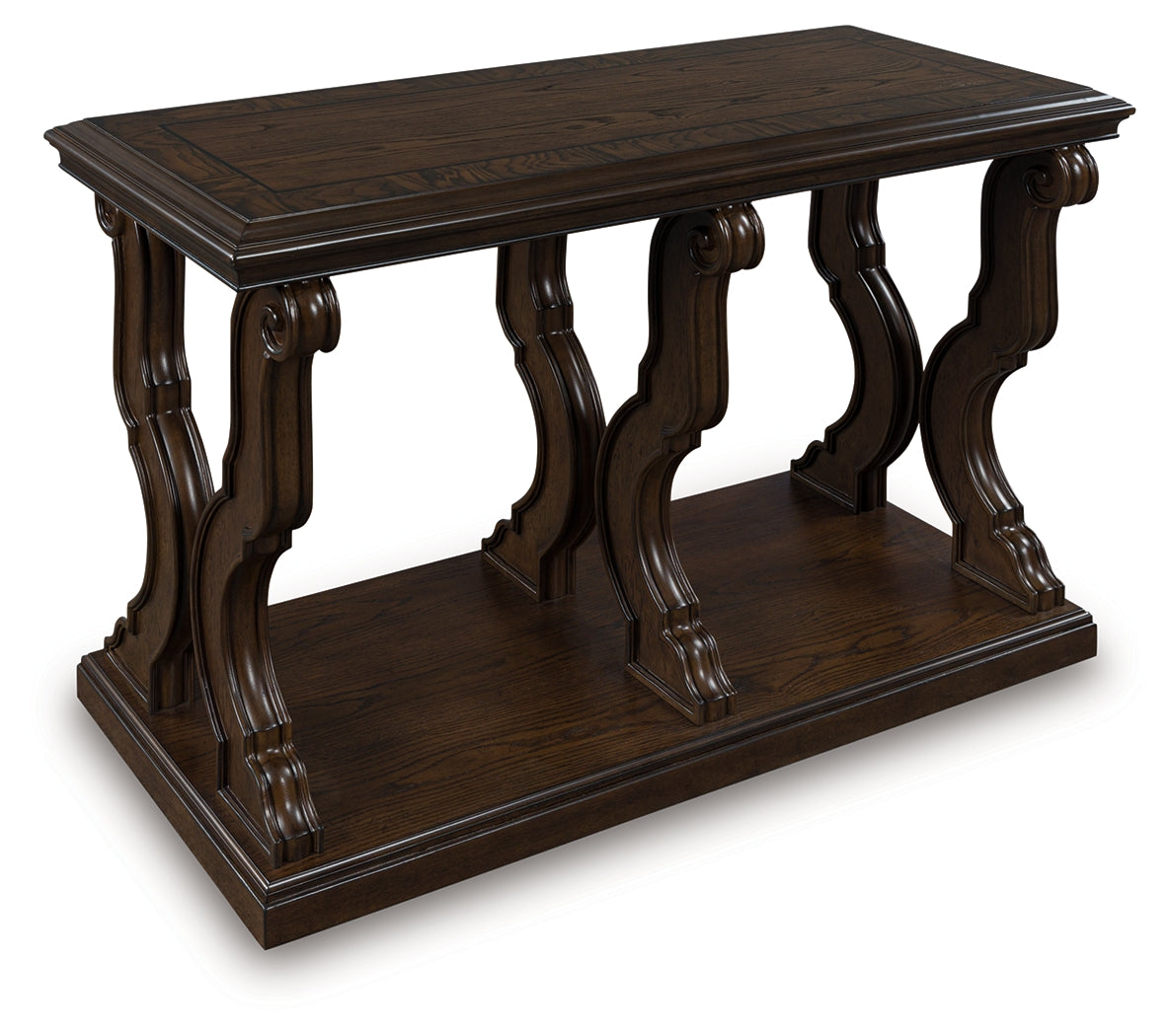 Maylee Dark Brown Sofa Table - T647-4