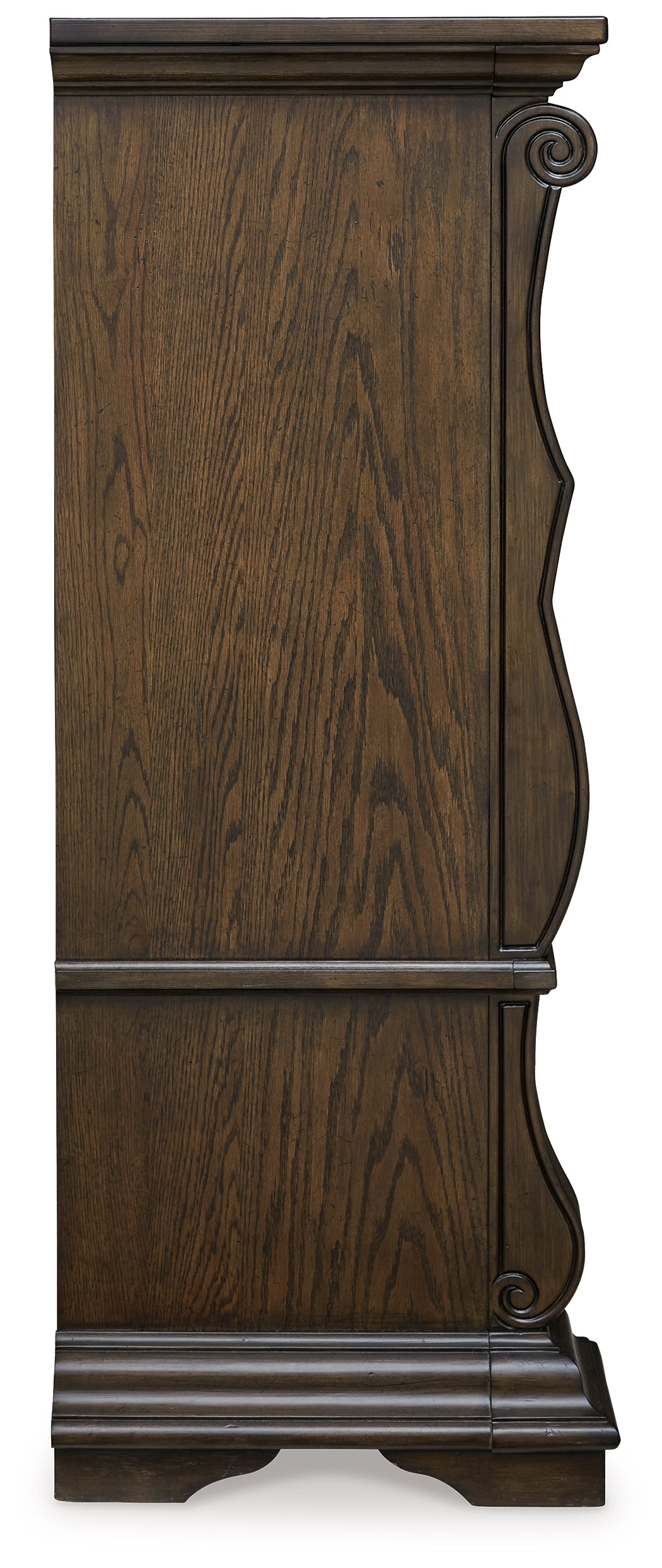 Maylee Queen Upholstered Bed, Dresser, Chest and Nightstand - B947B12