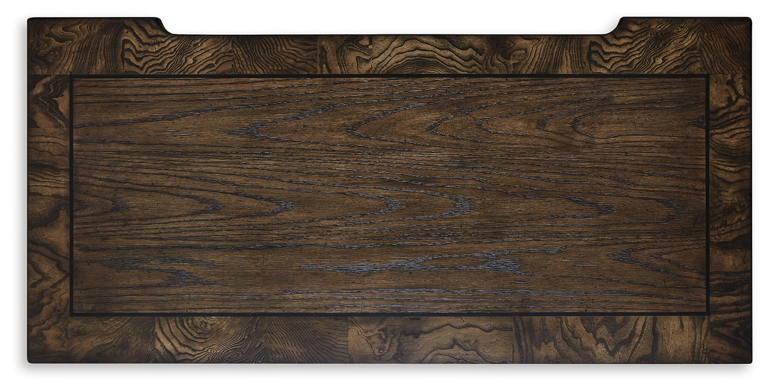 Maylee Queen Upholstered Bed, Dresser, Chest and Nightstand - B947B12