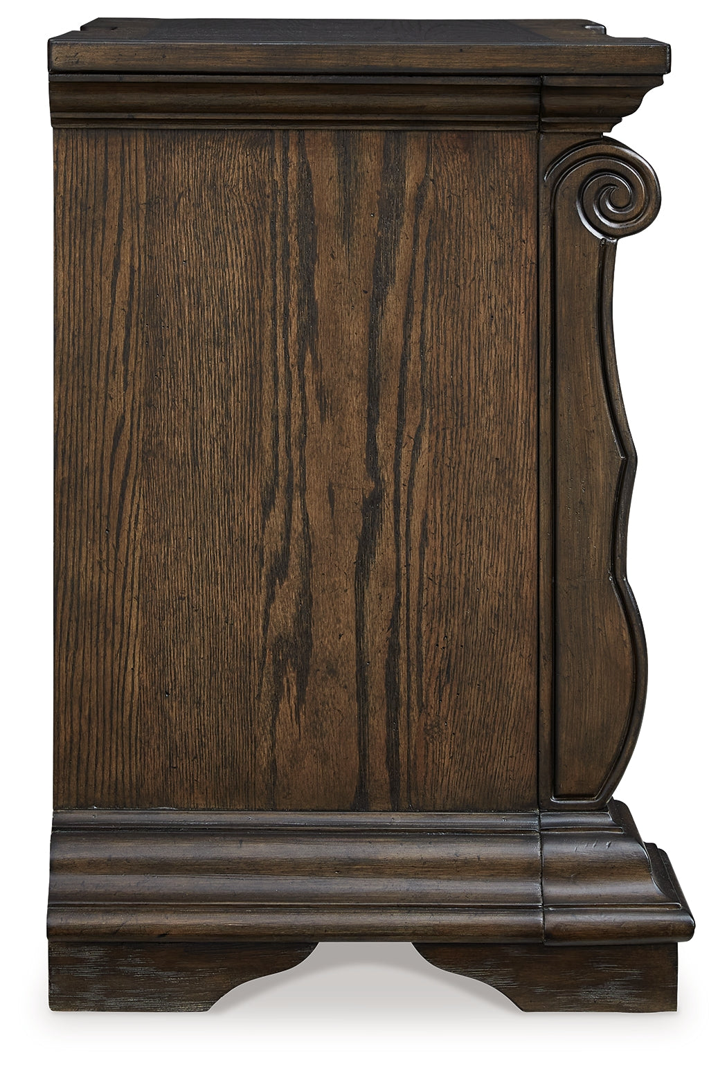 Maylee Queen Upholstered Bed, Dresser, Chest and Nightstand - B947B12