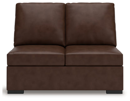 McDowlan Coffee Armless Loveseat - PC4850434