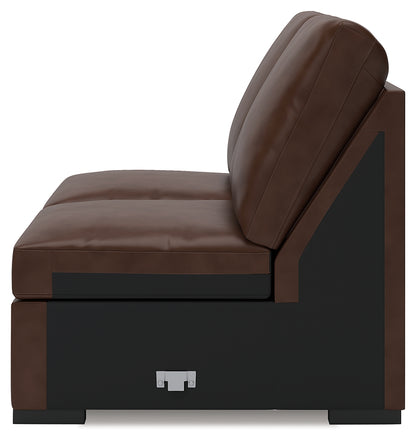McDowlan Coffee Armless Loveseat - PC4850434