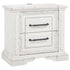 McKinney 2-drawer Nightstand with Dual USB Vintage White - 215872