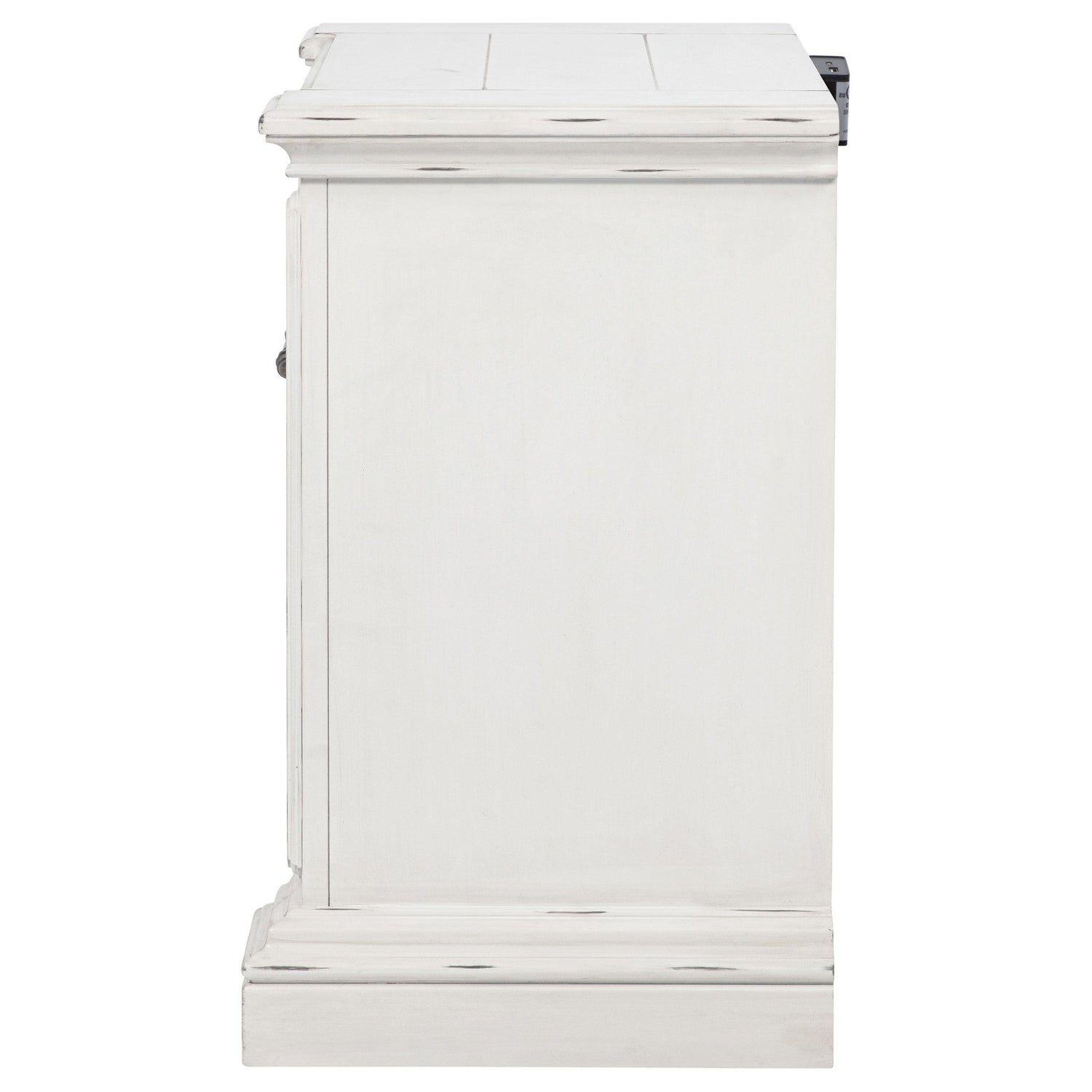 McKinney 2-drawer Nightstand with Dual USB Vintage White - 215872