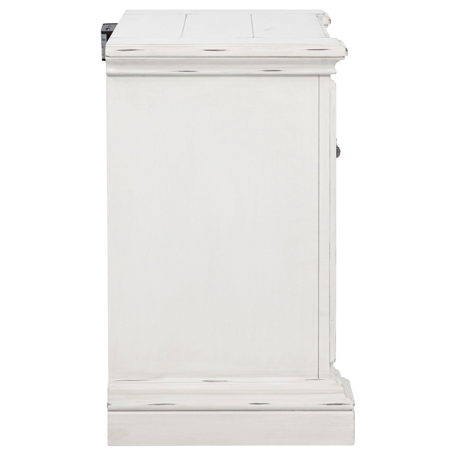 McKinney 2-drawer Nightstand with Dual USB Vintage White - 215872