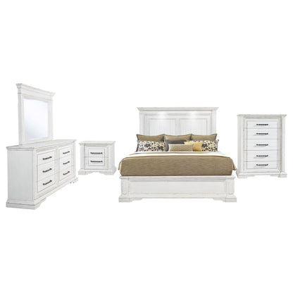 McKinney 5-piece California King Bedroom Set Vintage White - 215871KW-S5