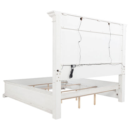 McKinney 5-piece California King Bedroom Set Vintage White - 215871KW-S5