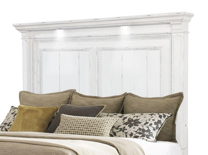 McKinney 5-piece Eastern King Bedroom Set Vintage White - 215871KE-S5