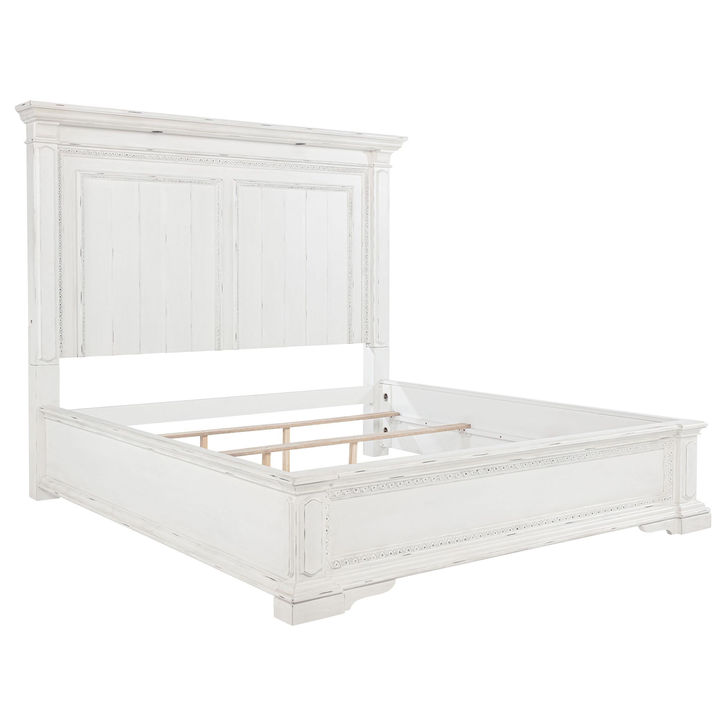 McKinney 5-piece Eastern King Bedroom Set Vintage White - 215871KE-S5