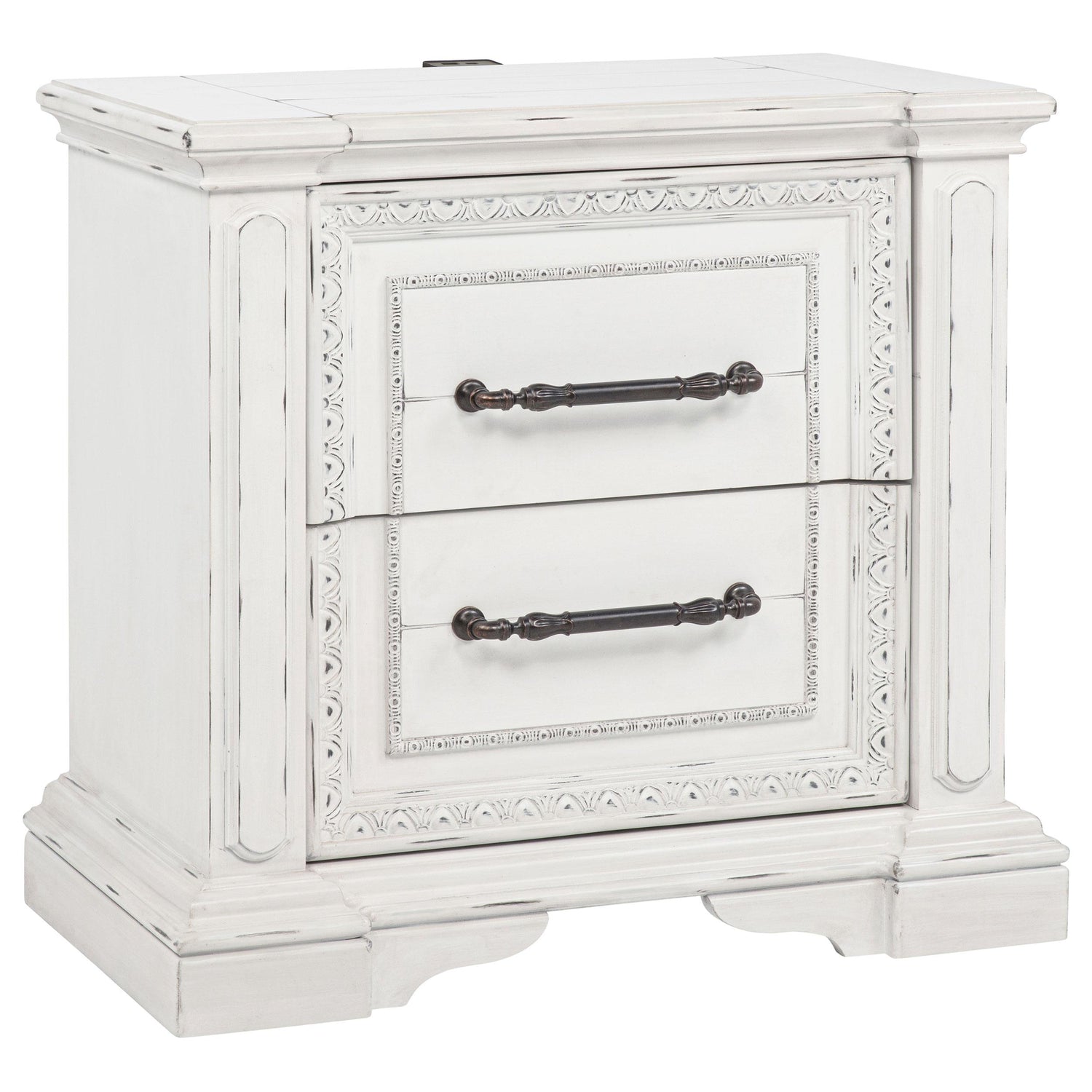 McKinney 5-piece Eastern King Bedroom Set Vintage White - 215871KE-S5