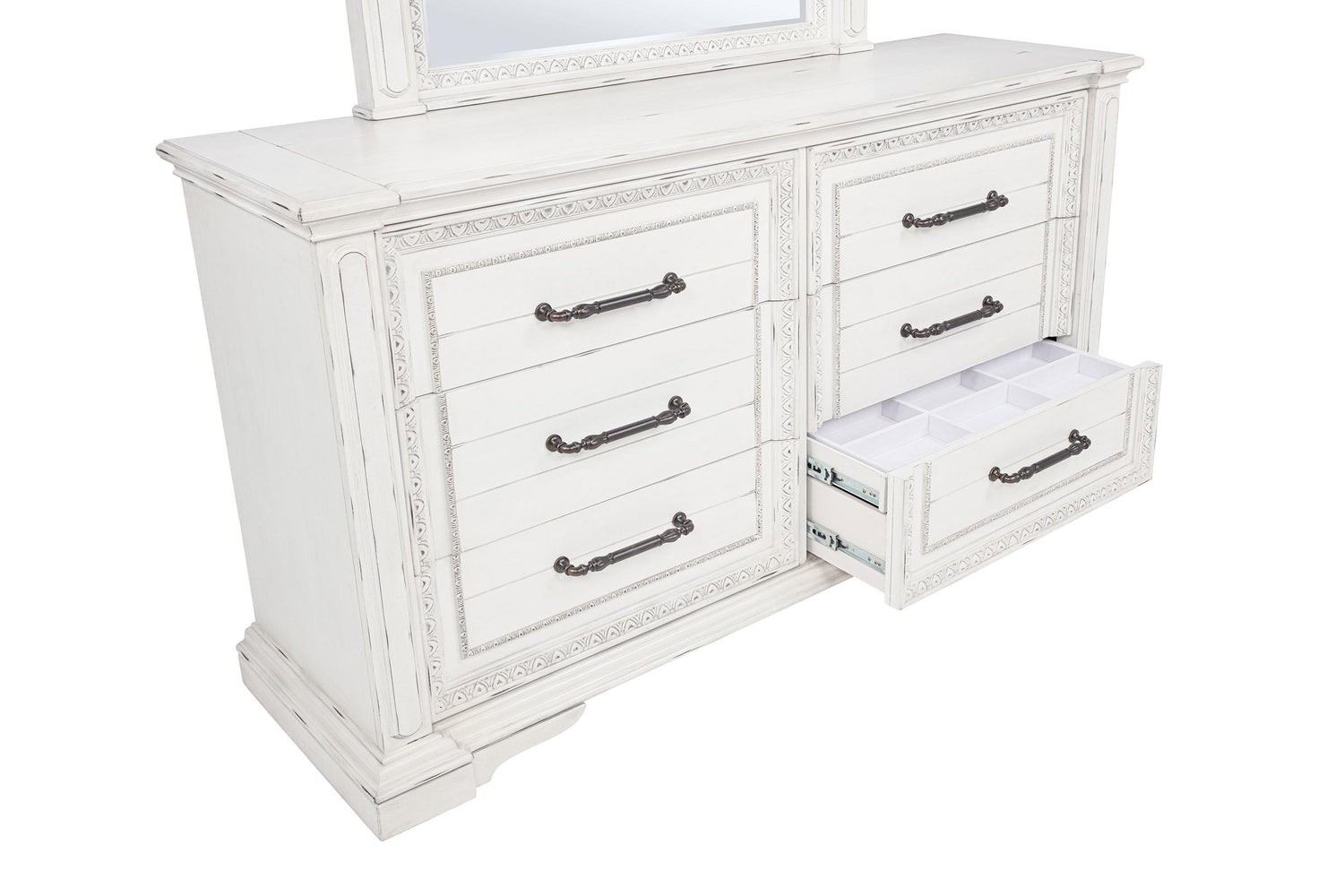 McKinney 5-piece Queen Bedroom Set Vintage White - 215871Q-S5