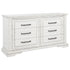 McKinney 6-drawer Bedroom Dresser Cabinet Vintage White - 215873