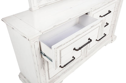 McKinney 6-drawer Bedroom Dresser Cabinet Vintage White - 215873