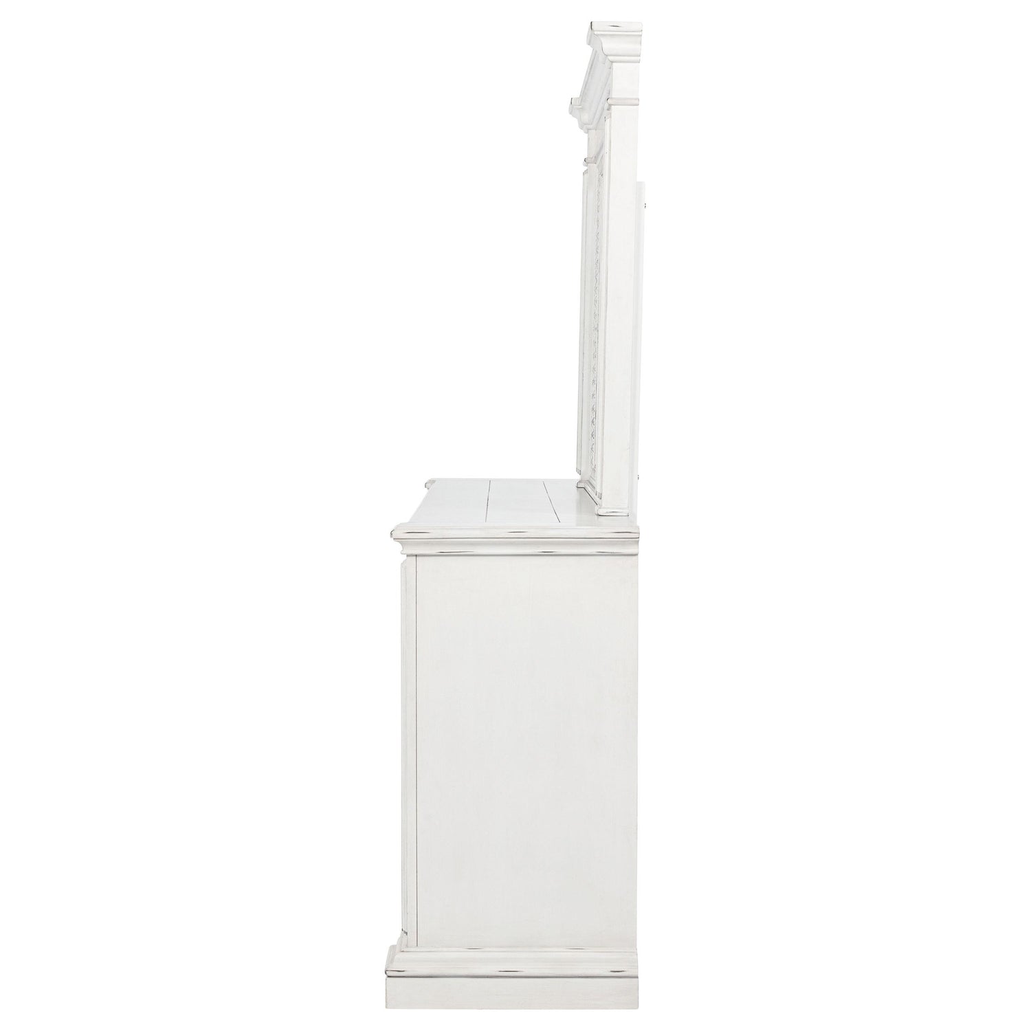 McKinney 6-drawer Bedroom Dresser with Mirror Vintage White - 215873M