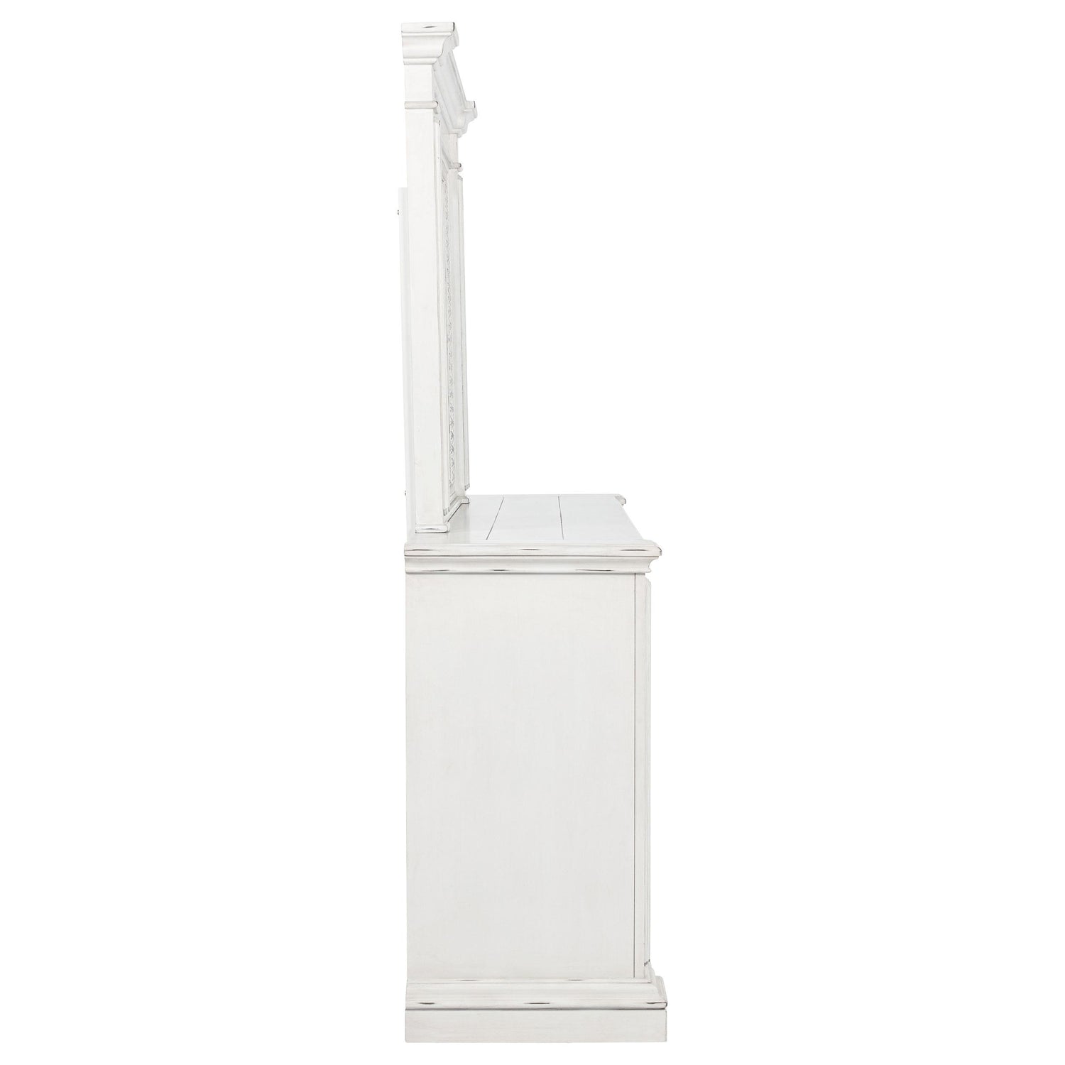 McKinney 6-drawer Bedroom Dresser with Mirror Vintage White - 215873M