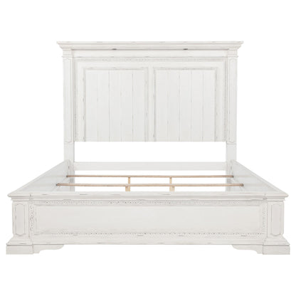 McKinney Queen LED Light Panel Bed Vintage White - 215871Q