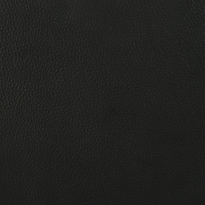 Medley Genuine Leather Queen Panel Platform Bed Black - 315911BLKQ