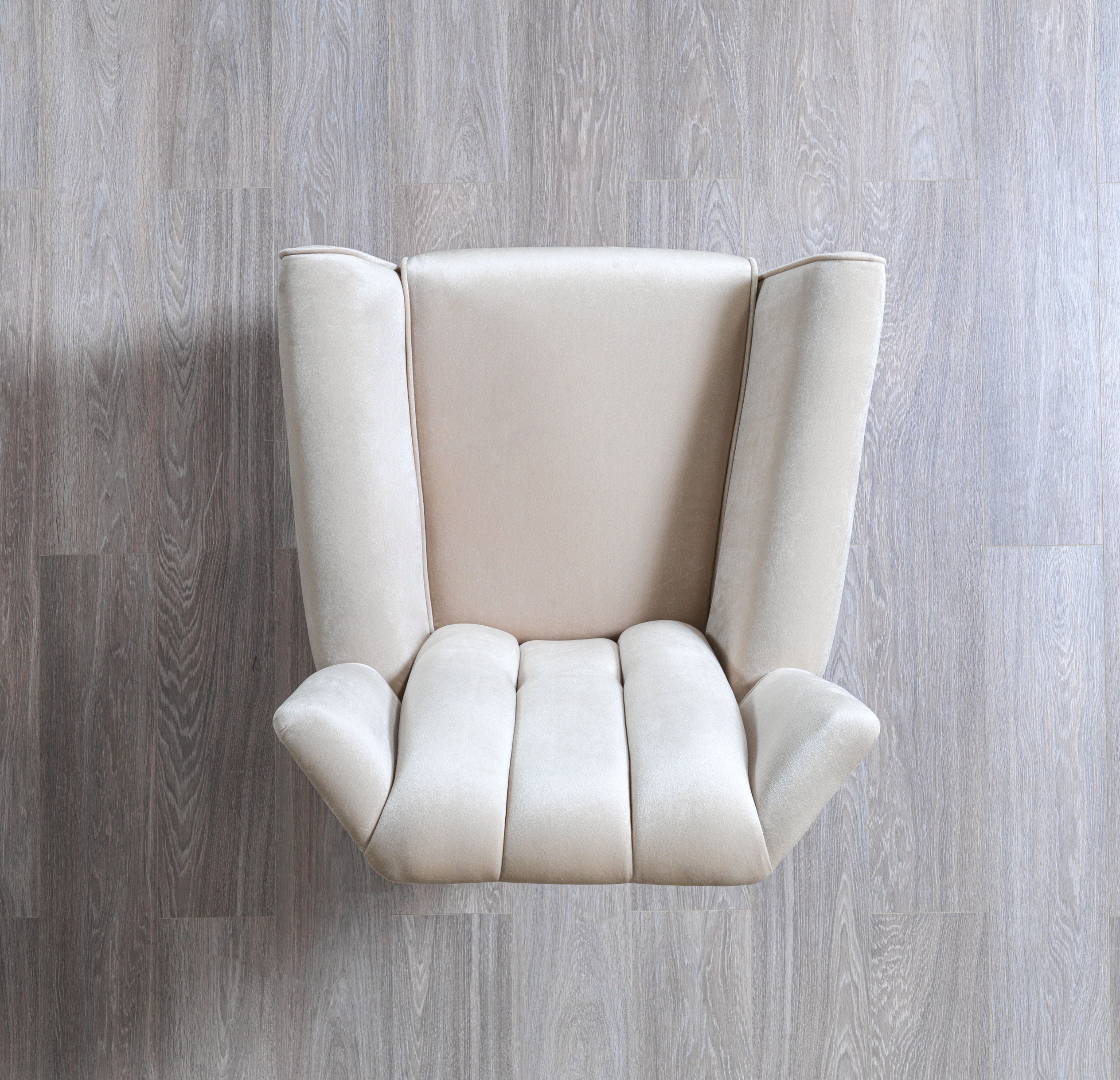 Merida Ivory Velvet Chair - MERIDAIVORY-C