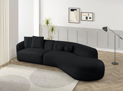 MIA Black Sectional - MIA BLACK