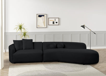MIA Black Sectional - MIA BLACK