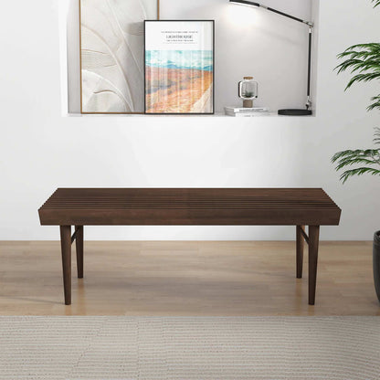 Mia Mid Century Modern Solid Wood Bench - BEN00601601