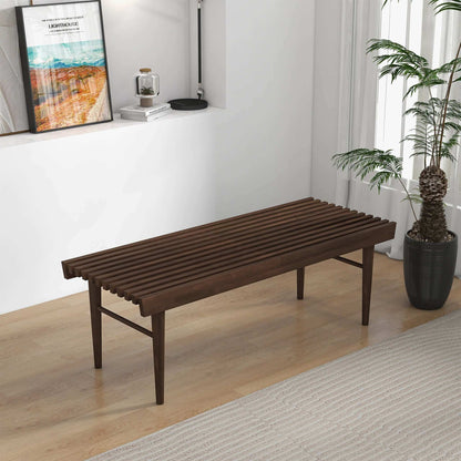 Mia Mid Century Modern Solid Wood Bench - BEN00601601
