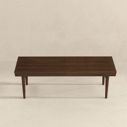 Mia Mid Century Modern Solid Wood Bench - BEN00601601