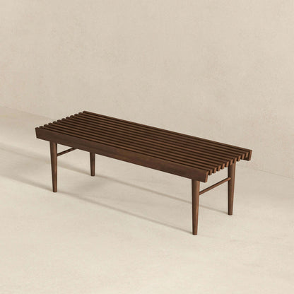 Mia Mid Century Modern Solid Wood Bench - BEN00601601