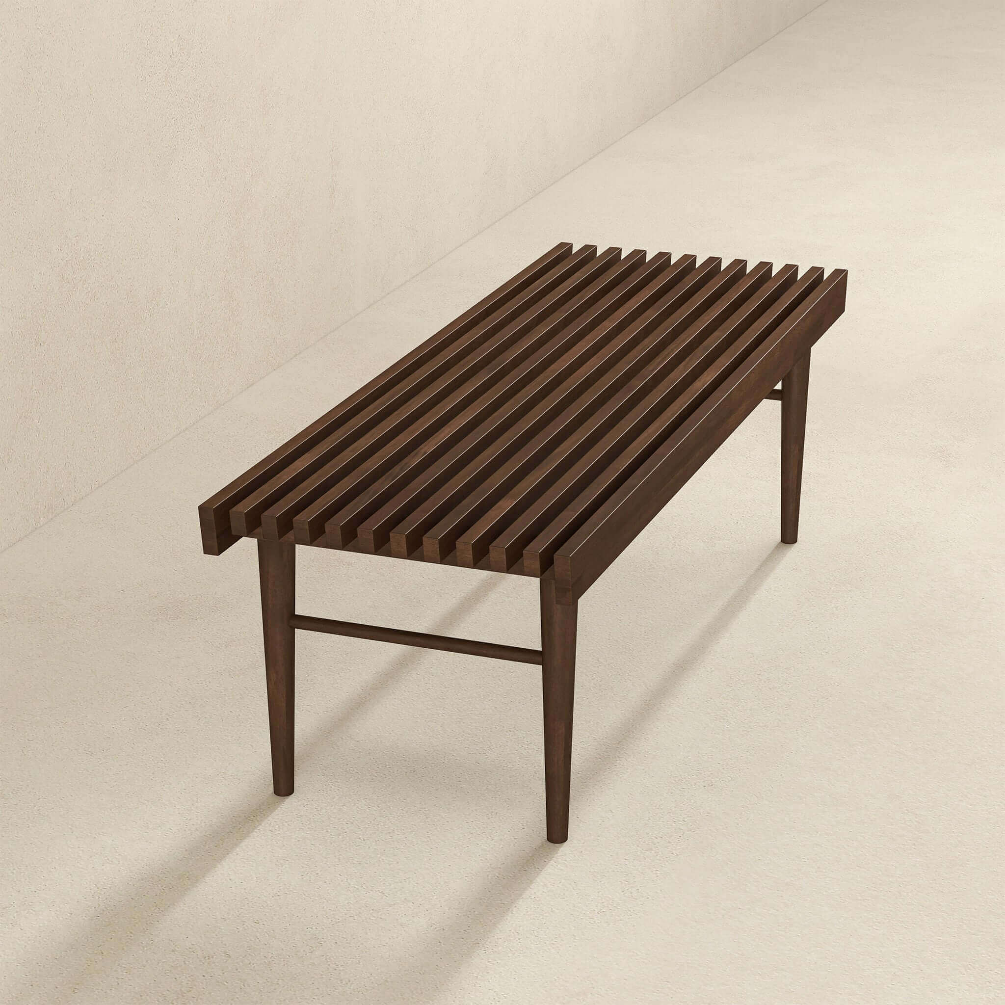 Mia Mid Century Modern Solid Wood Bench - BEN00601601