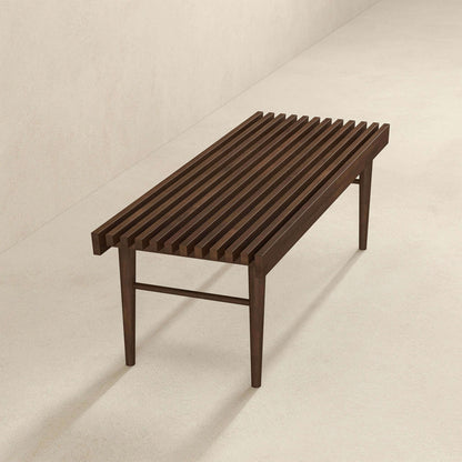 Mia Mid Century Modern Solid Wood Bench - BEN00601601