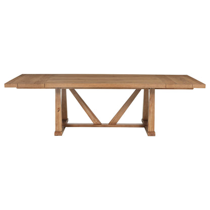 Middleton 106-inch Extension Leaf Dining Table Natural Brown - 108541