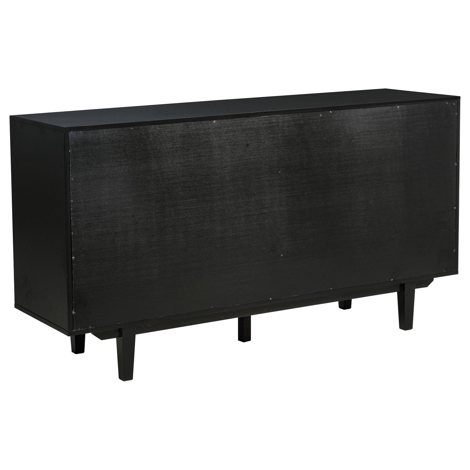 Middleton 4-door Sideboard Server with Dual Drawers Black - 108545BLK