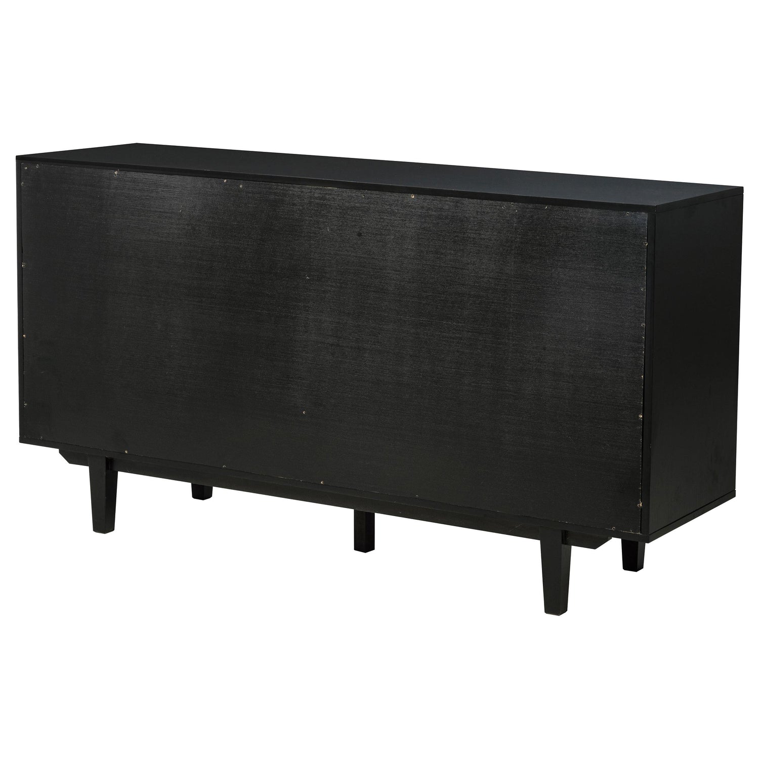 Middleton 4-door Sideboard Server with Dual Drawers Black - 108545BLK