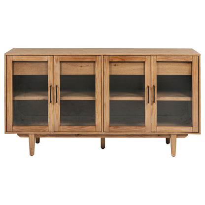 Middleton 4-door Sideboard Server with Dual Drawers Natural - 108545NAT