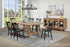 Middleton 7-piece Extension Leaf Dining Set Brown and Black - 108540-S7B