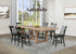 Middleton 7-piece Extension Leaf Dining Set Brown and Black - 108541-S7B