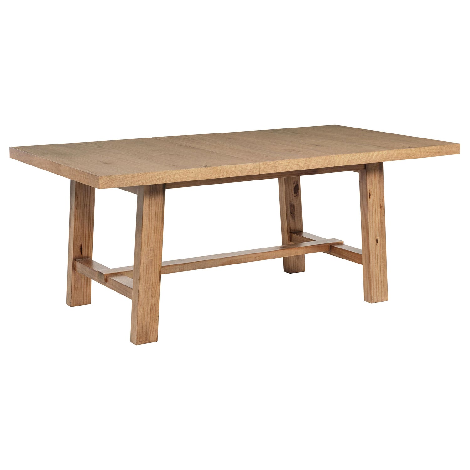 Middleton 76-inch Extension Leaf Dining Table Natural Brown - 108540