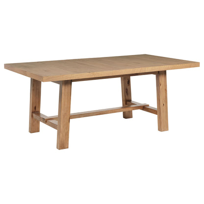 Middleton 76-inch Extension Leaf Dining Table Natural Brown - 108540