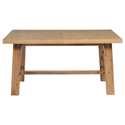 Middleton 76-inch Extension Leaf Dining Table Natural Brown - 108540