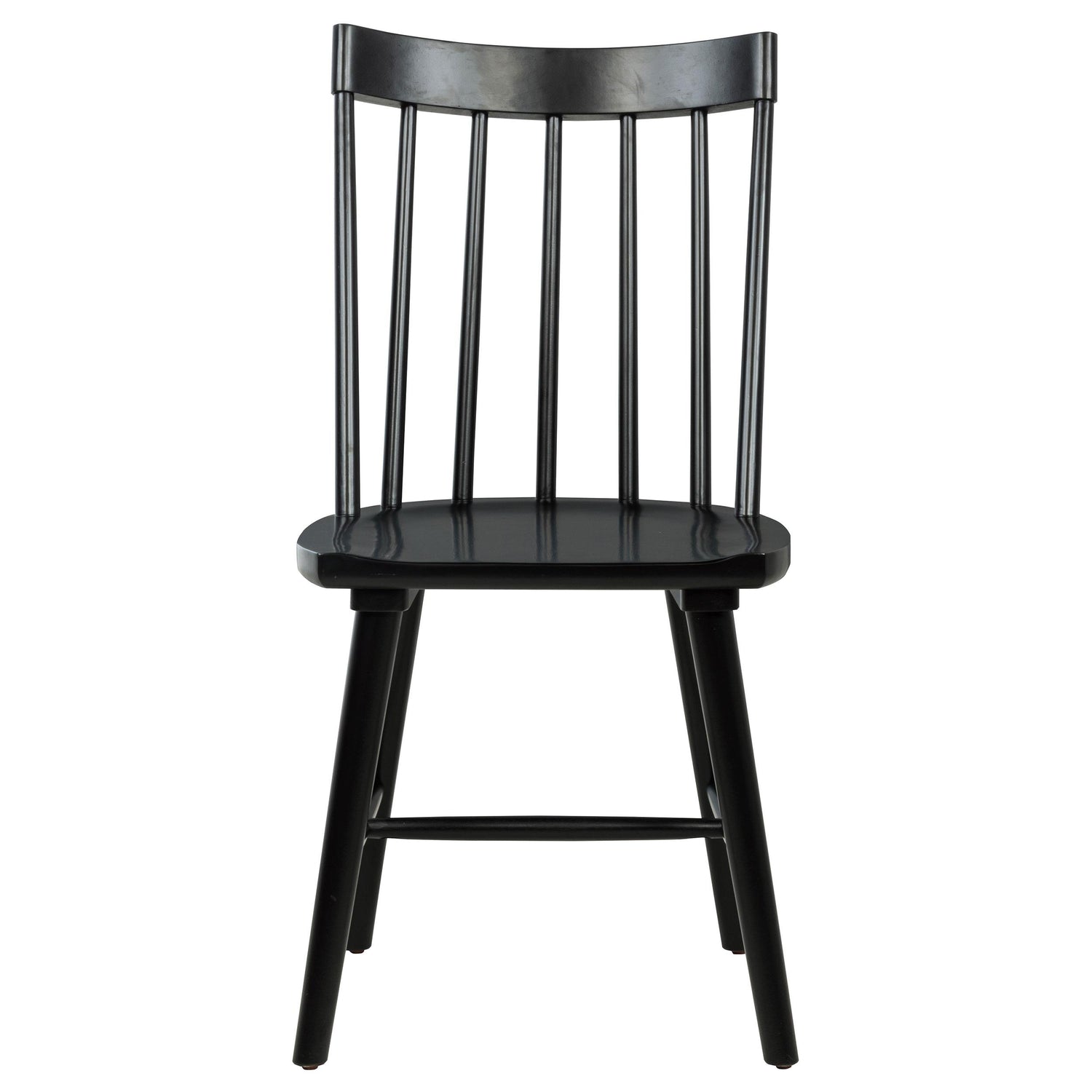 Middleton Solid Wood Dining Side Chair Black (Set of 2) - 108546BLK