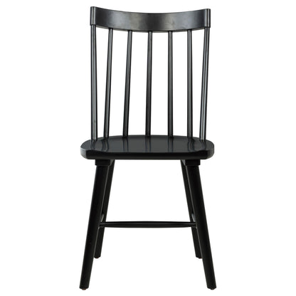 Middleton Solid Wood Dining Side Chair Black (Set of 2) - 108546BLK