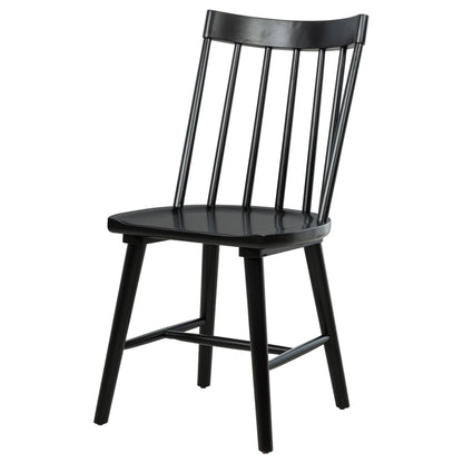 Middleton Solid Wood Dining Side Chair Black (Set of 2) - 108546BLK