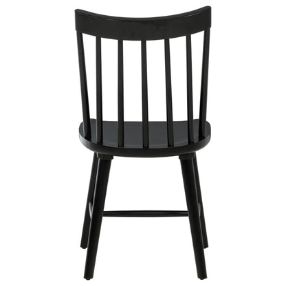 Middleton Solid Wood Dining Side Chair Black (Set of 2) - 108546BLK