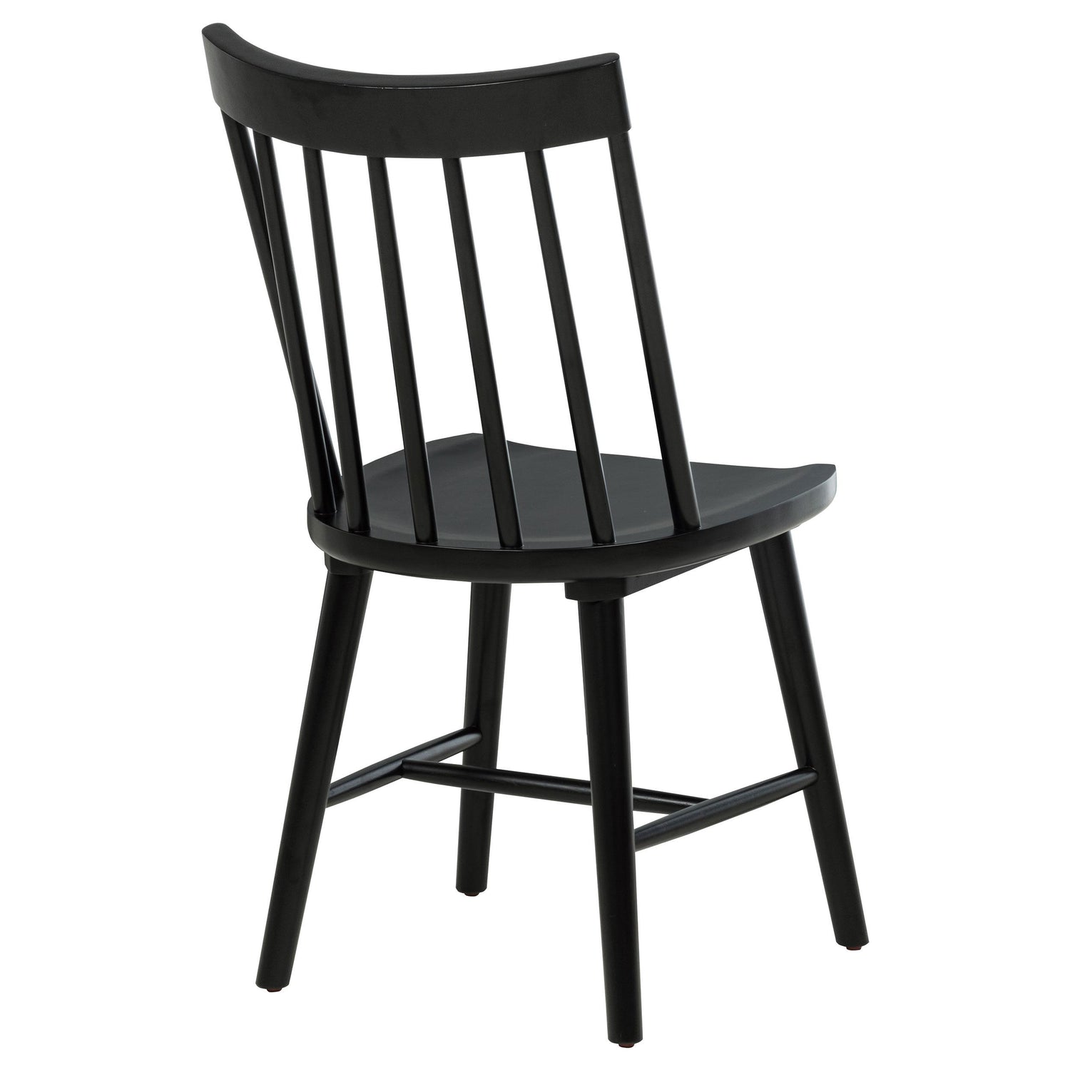Middleton Solid Wood Dining Side Chair Black (Set of 2) - 108546BLK