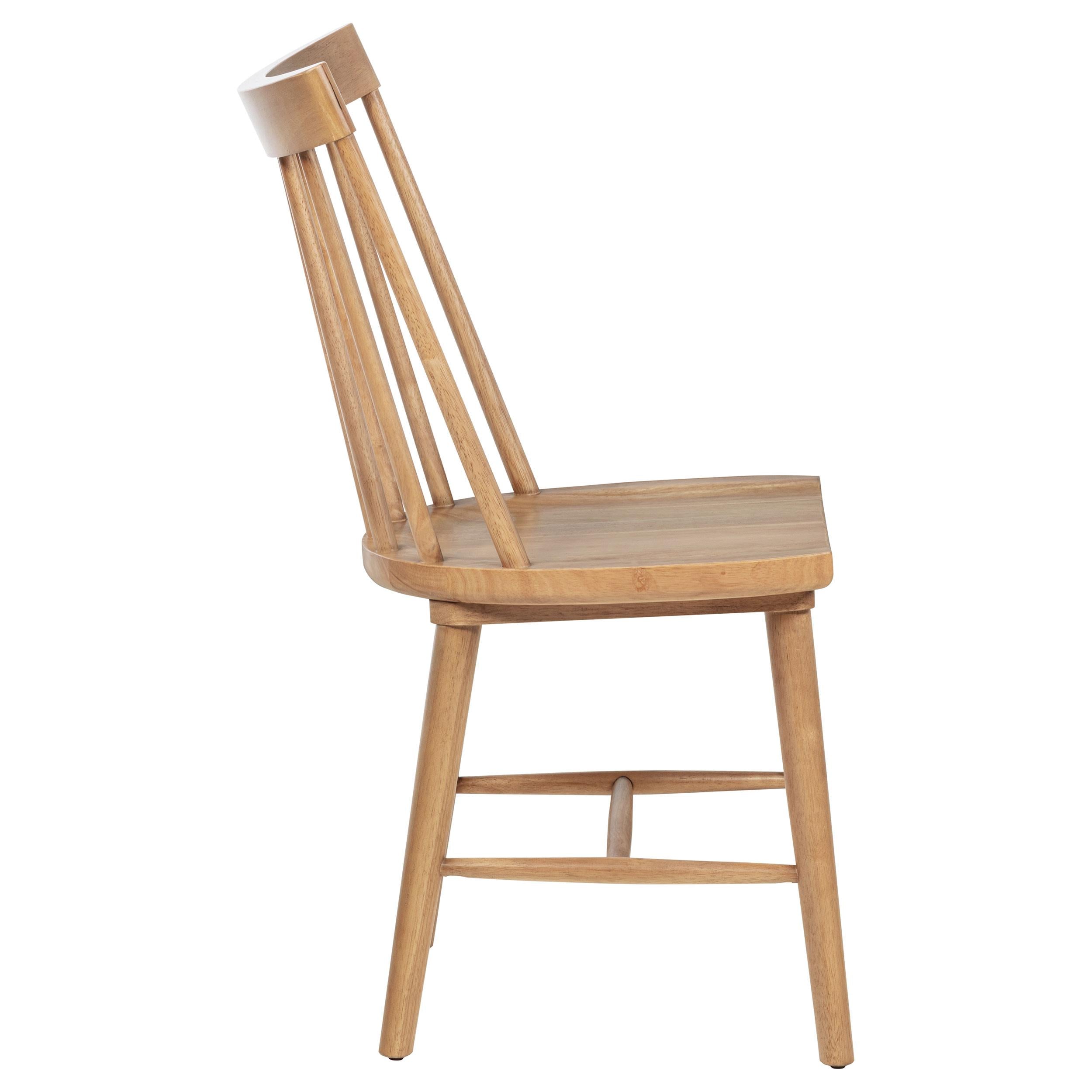 Middleton Solid Wood Dining Side Chair Brown (Set of 2) - 108546NAT