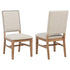 Middleton Upholstered Dining Side Chair Beige (Set of 2) - 108542