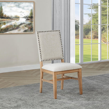 Middleton Upholstered Dining Side Chair Beige (Set of 2) - 108542