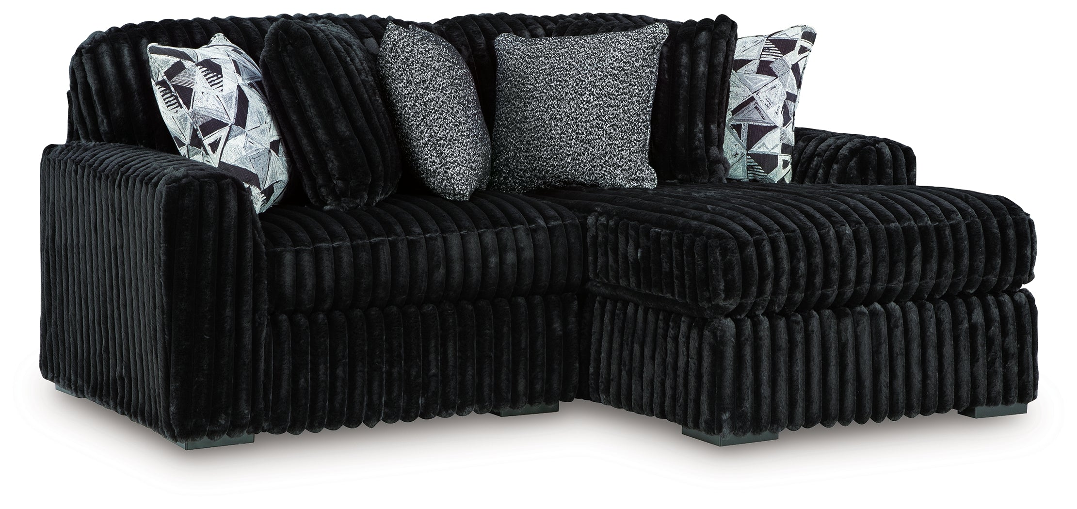 Midnight-Madness 2-Piece Sectional with Chaise - 98103S14