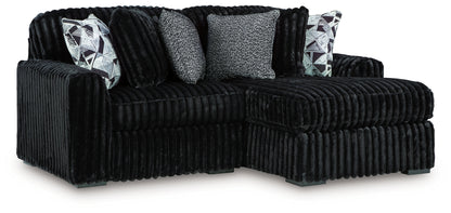 Midnight-Madness 2-Piece Sectional with Chaise - 98103S14